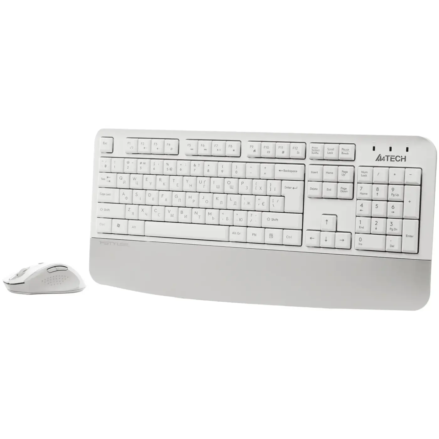 Купить Комплект клавиатура и мышь A4Tech Fstyler FG2500S Plus White - фото 2
