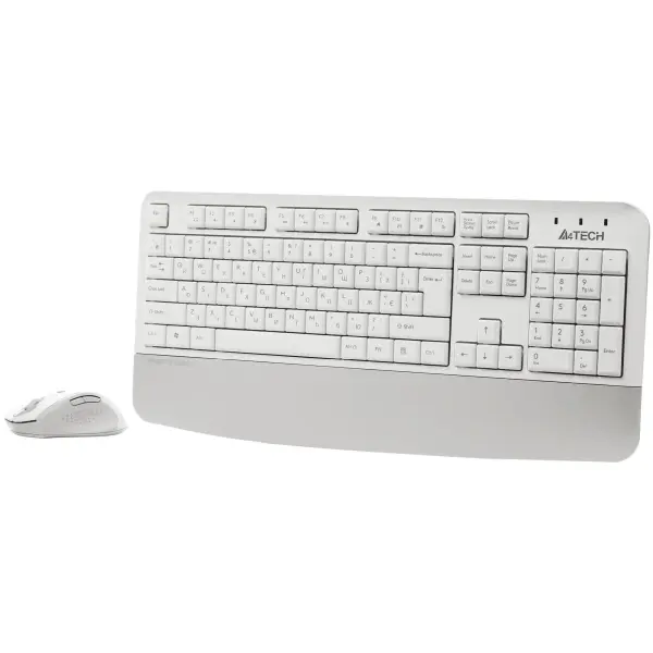 Купить Комплект клавиатура и мышь A4Tech Fstyler FG2500S Plus White - фото 2
