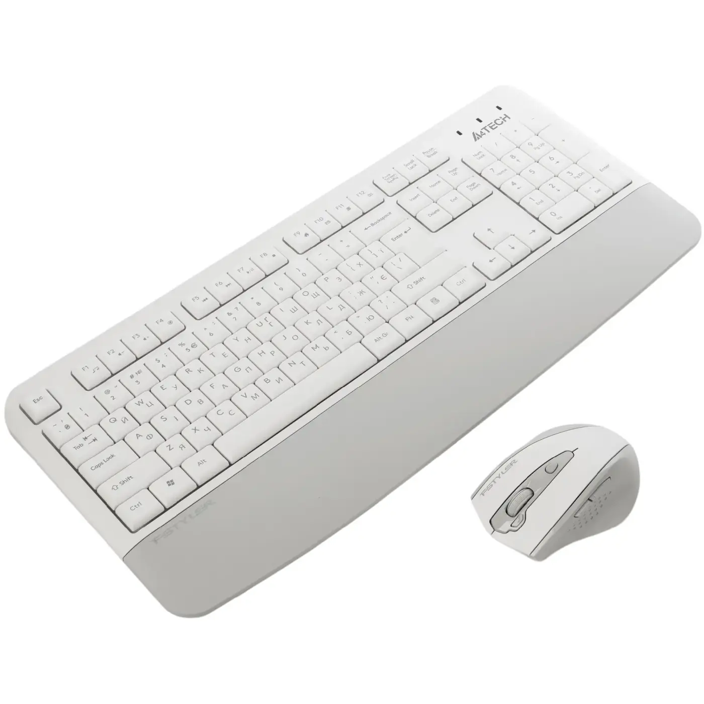Купить Комплект клавиатура и мышь A4Tech Fstyler FG2500S Plus White - фото 4
