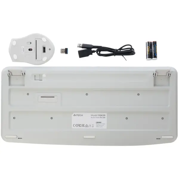 Купить Комплект клавиатура и мышь A4Tech Fstyler FG2500S Plus White - фото 7