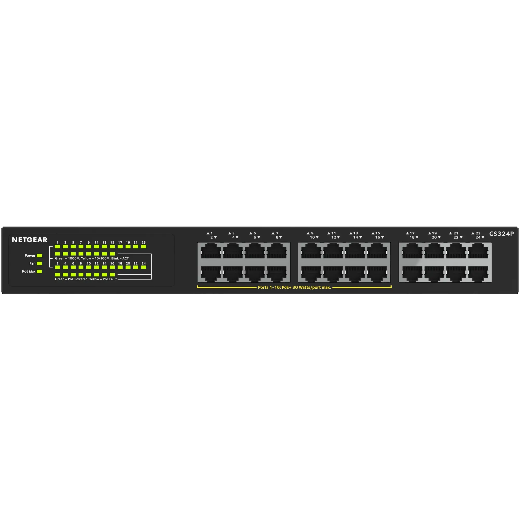 Купити Комутатор Netgear GS324P-100EUS - фото 5