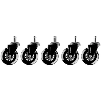 Купить Ролик для кресла 2E GAMING UNIVERSAL 64 мм (5 шт.) Black (2E-GWH-003-BK) - фото 1