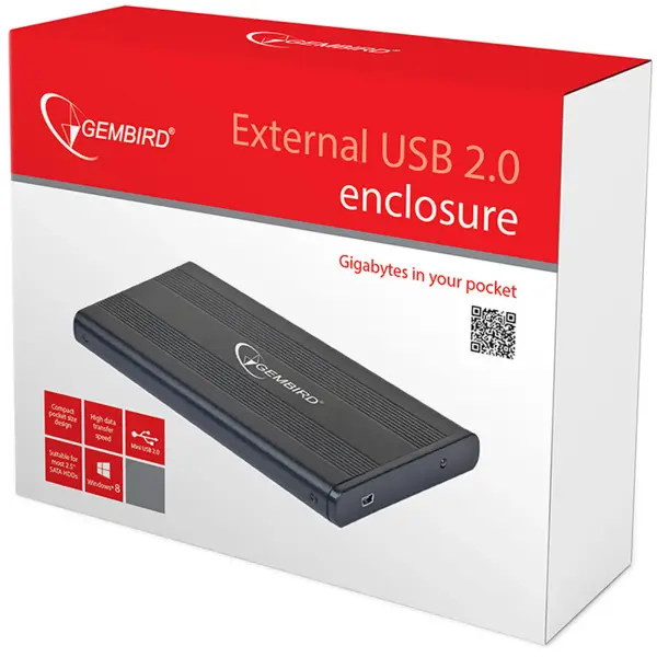 Купити Зовнішня кишеня Gembird EE2-U2S-5 - фото 3