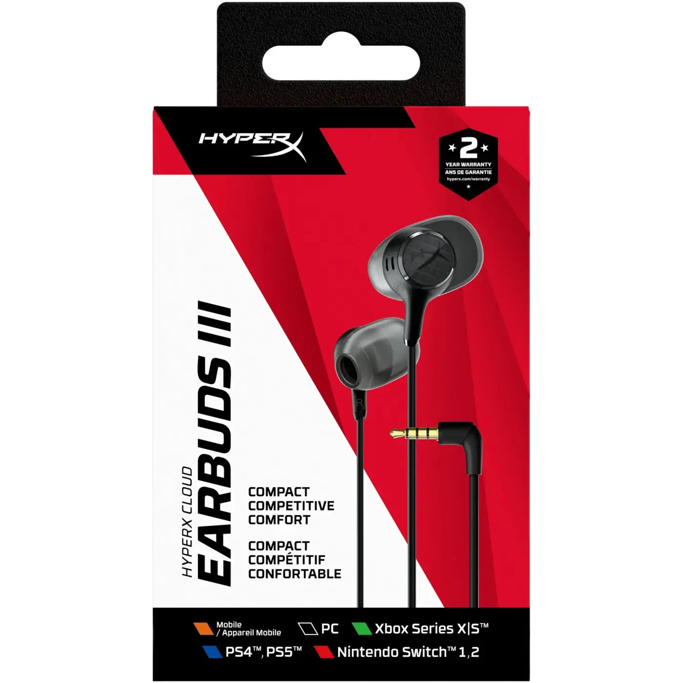 Купить Наушники HyperX Cloud Earbuds III Wired Black (BN7R9AA) - фото 6