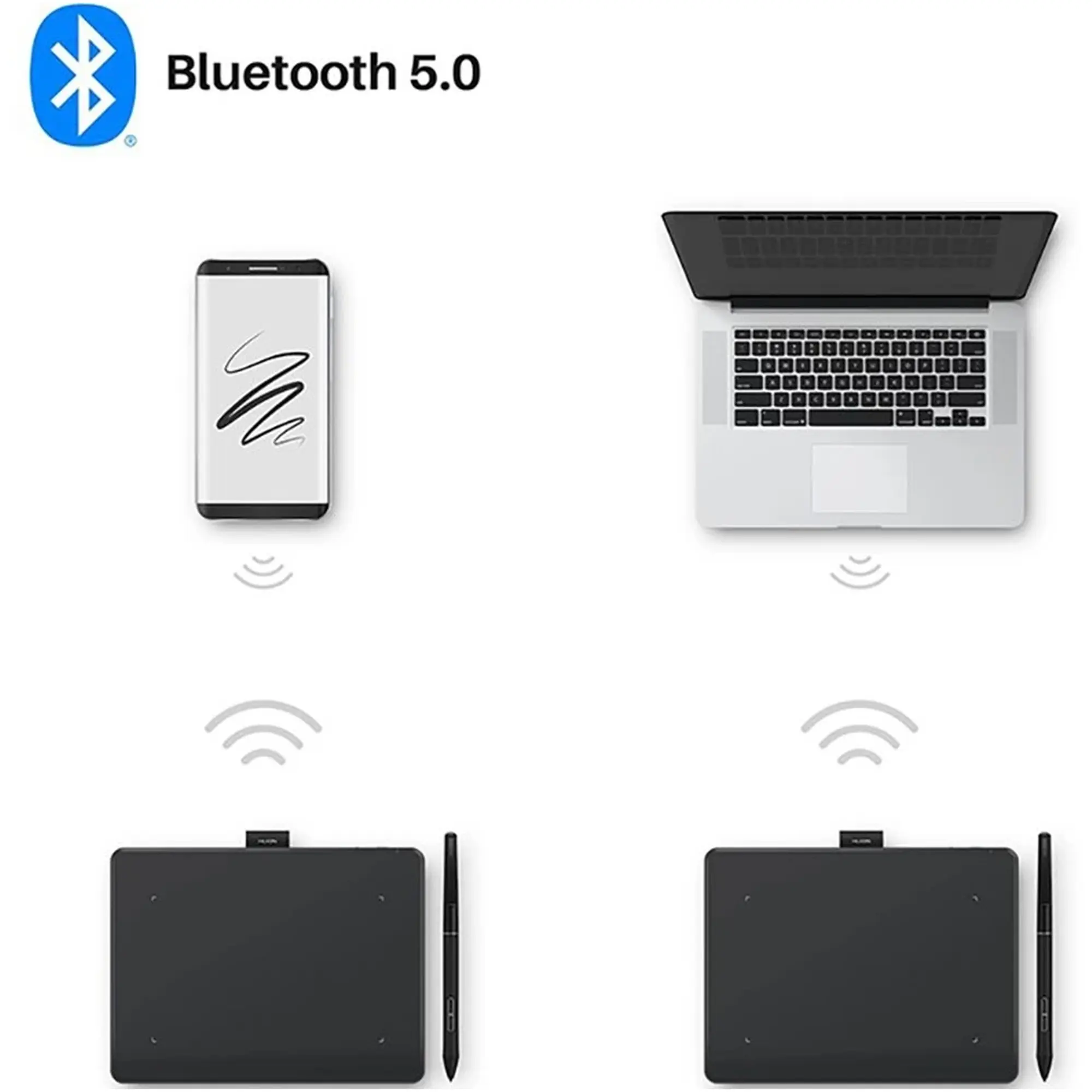 Купити Графічний планшет Huion Inspiroy Frego S Black (L-310) - фото 8