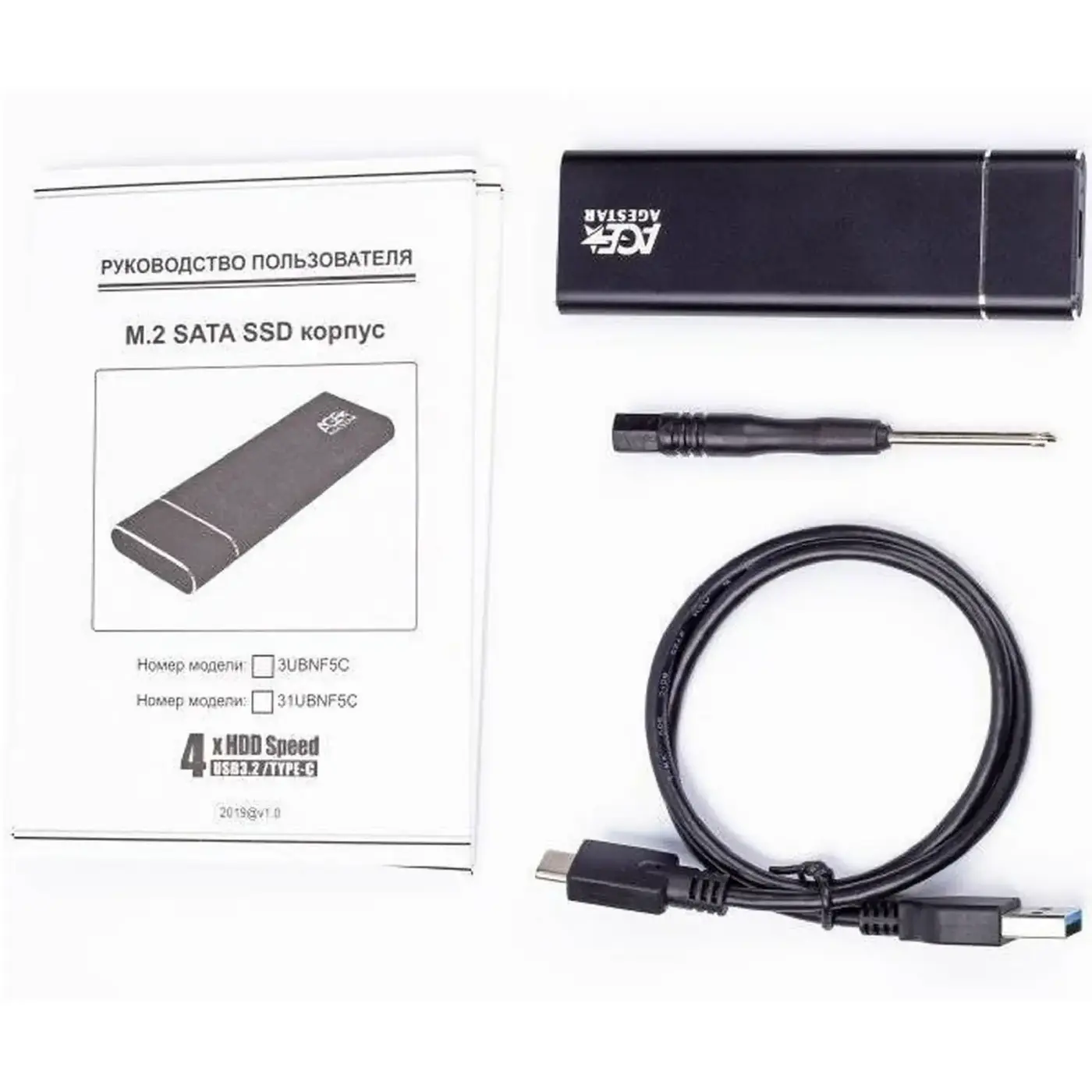 Купить Внешний карман Agestar 3UBNF5C 2.5" SATA USB-C - фото 3