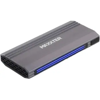 Купить Внешний карман Maxxter EHDE-2280SRGB-01 M.2 NVMe/SATA USB 3.1 - фото 1