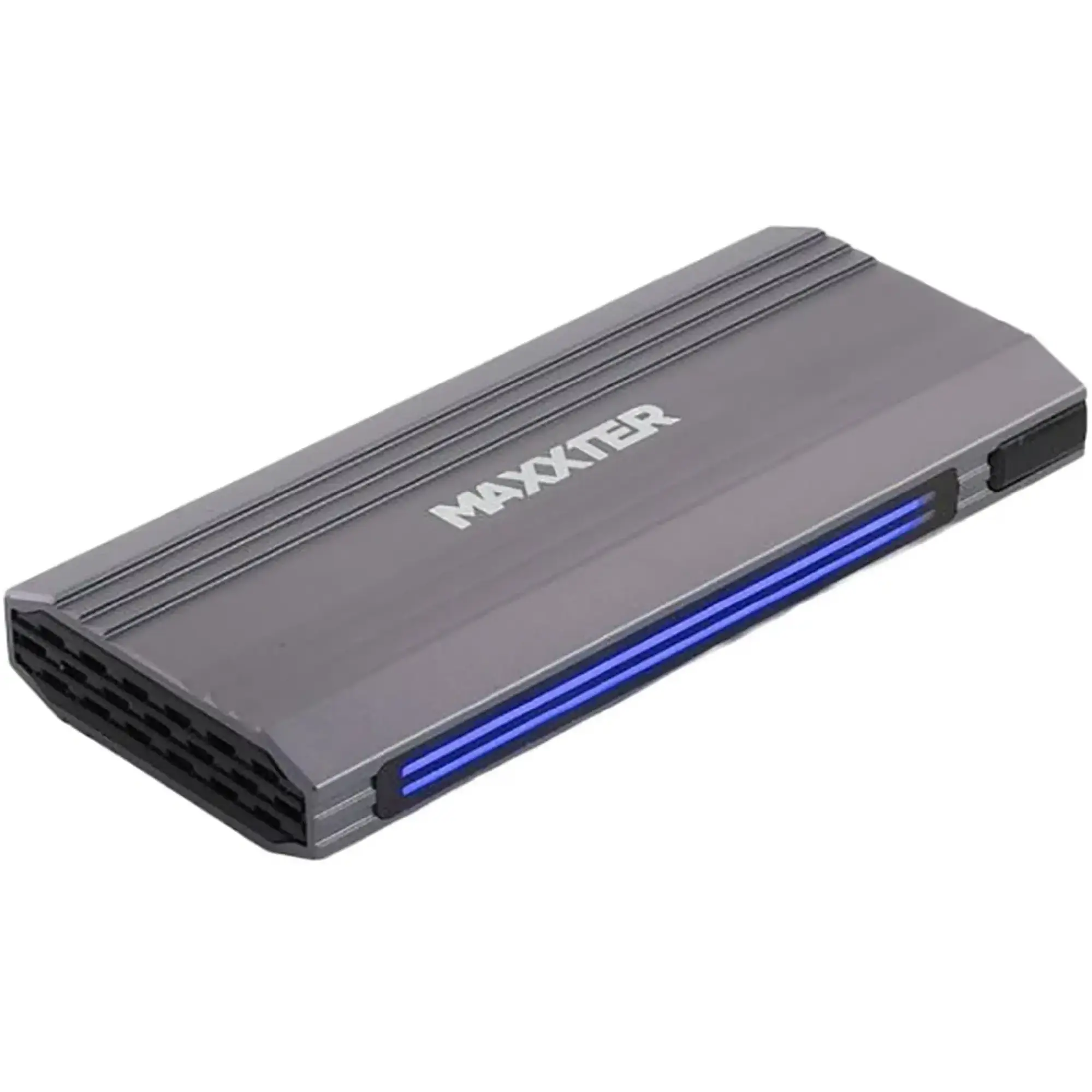 Купить Внешний карман Maxxter EHDE-2280SRGB-01 M.2 NVMe/SATA USB 3.1 - фото 1