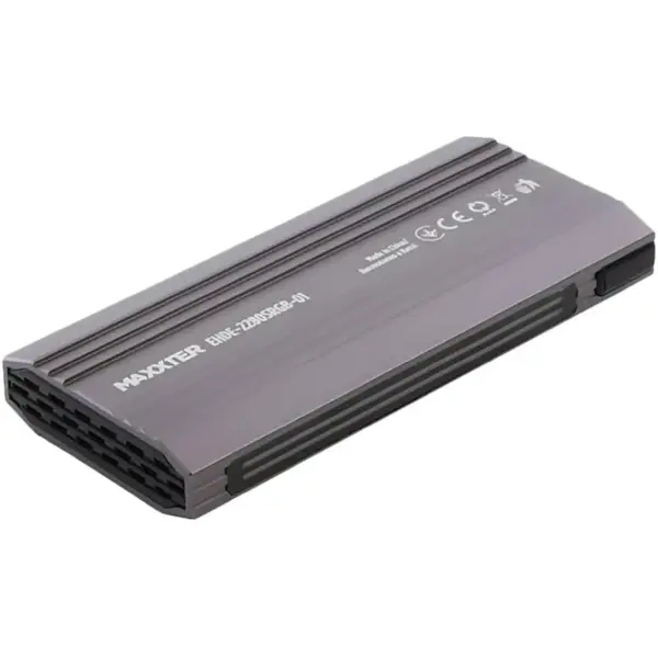 Купить Внешний карман Maxxter EHDE-2280SRGB-01 M.2 NVMe/SATA USB 3.1 - фото 2