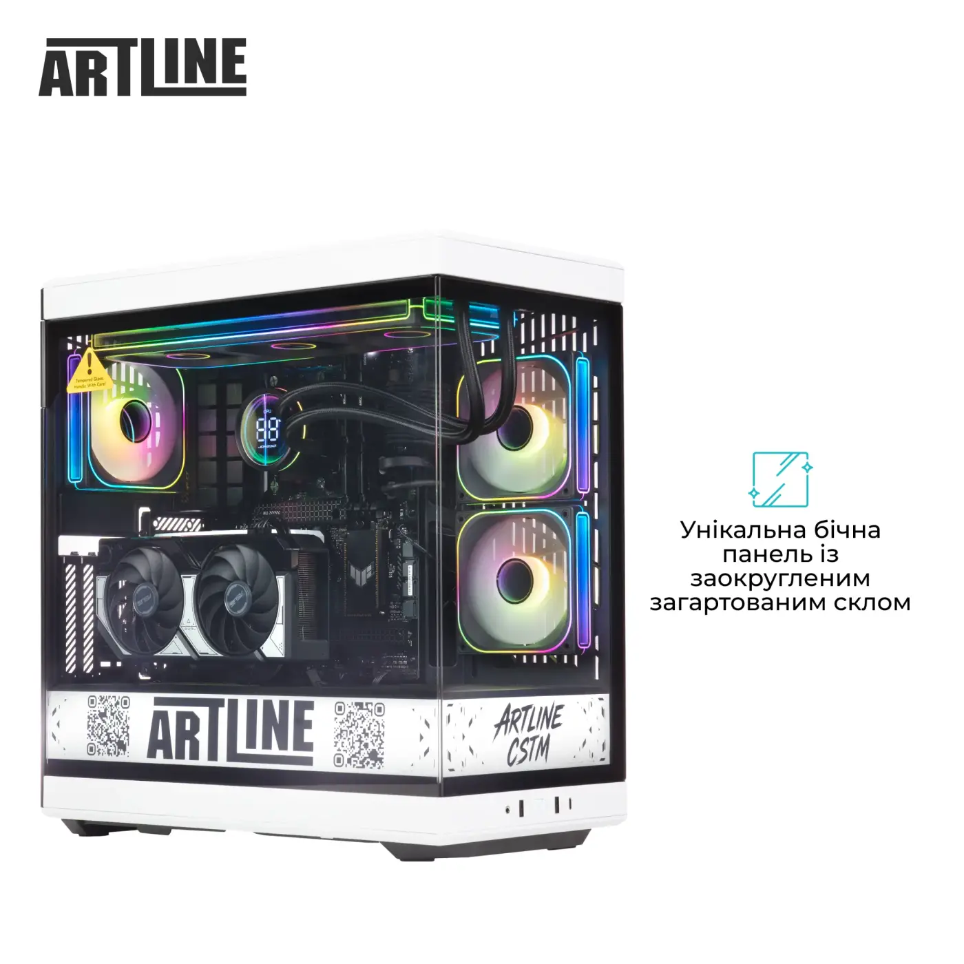 Купить Компьютер ARTLINE Gaming Y40BLACK-WHITE Windows 11 Pro (Y40BLACK-WHITEv37) - фото 5