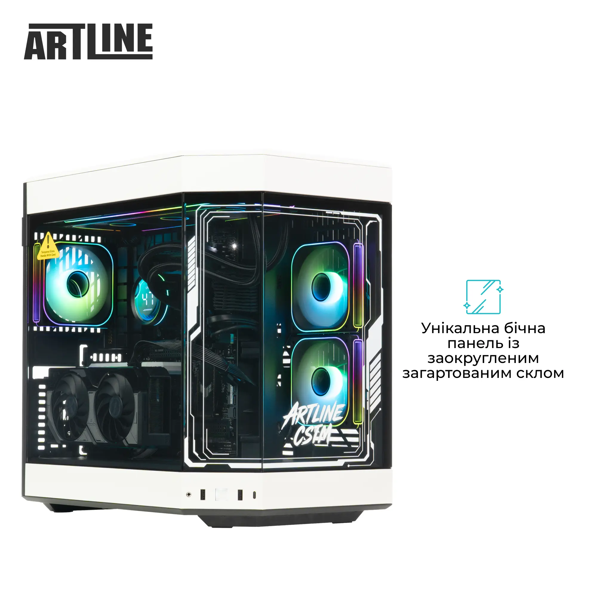 Купить Компьютер ARTLINE Gaming Y60BLACK-WHITE (Y60BLACK-WHITEv65) - фото 5
