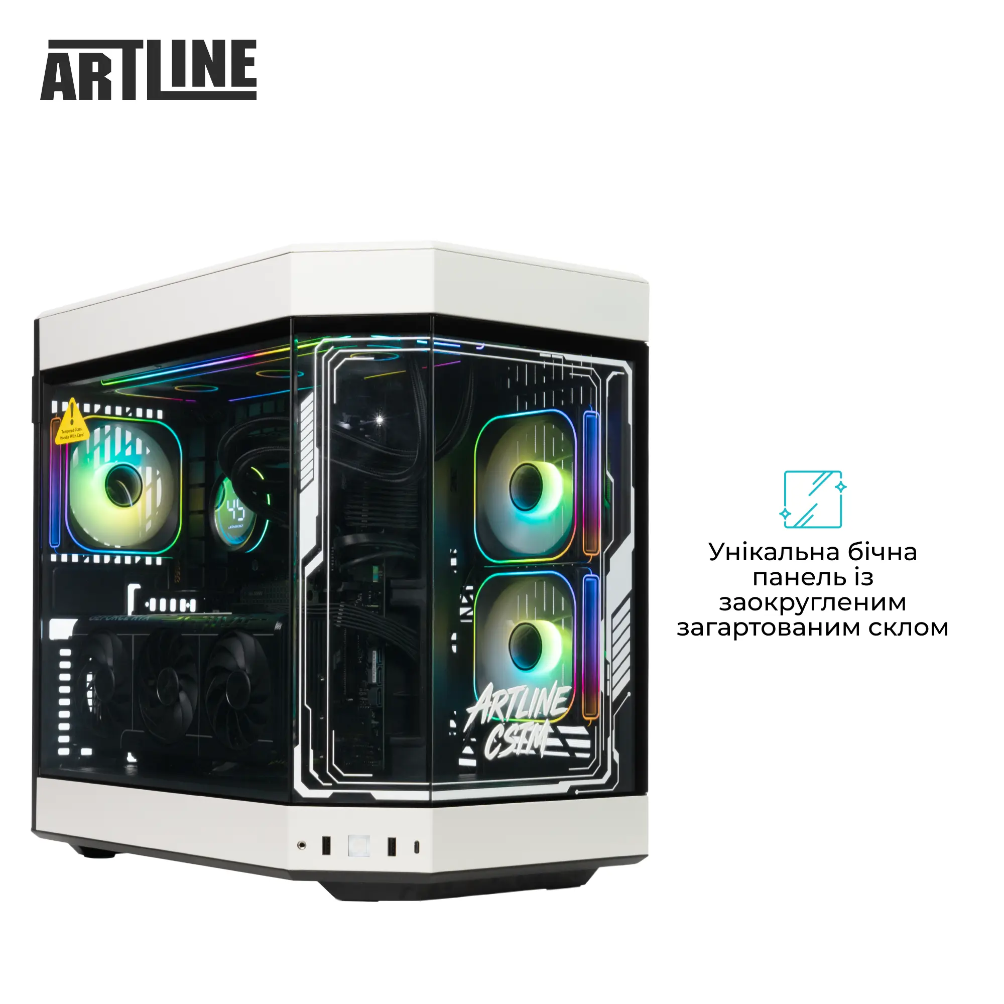 Купить Компьютер ARTLINE Gaming Y60BLACK-WHITE (Y60BLACK-WHITEv70) - фото 5