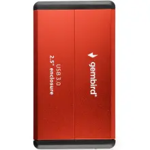 Купити Зовнішня кишеня Gembird 2.5" USB3.0 Red (EE2-U3S-2-R) - фото 3