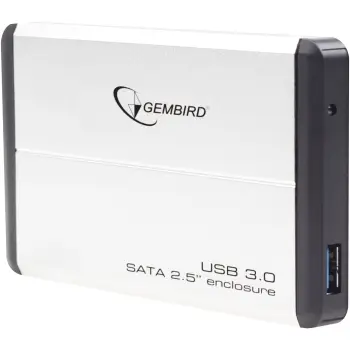 Купити Зовнішня кишеня Gembird 2.5" USB3.0 Silver (EE2-U3S-2-S) - фото 1