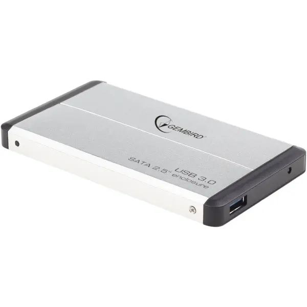 Купити Зовнішня кишеня Gembird 2.5" USB3.0 Silver (EE2-U3S-2-S) - фото 2