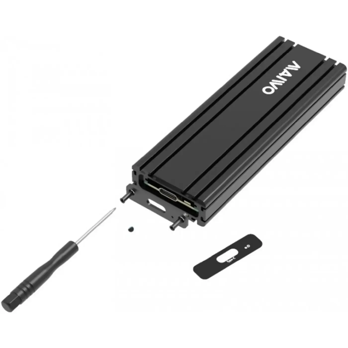 Купити Зовнішня кишеня Maiwo M.2 SSD NVMe (PCIe) USB3.1 GEN2 Type-C (K1686P) - фото 4