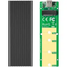 Купити Зовнішня кишеня Maiwo M.2 SSD NVMe/SATA combo USB3.1 GEN2 Type-C (K1687P2) - фото 6