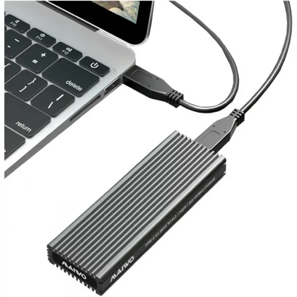 Купити Зовнішня кишеня Maiwo M.2 SSD NVMe/SATA combo USB3.1 GEN2 Type-C (K1687P2) - фото 7