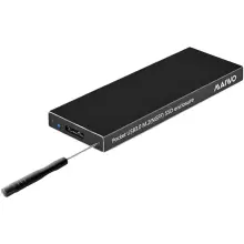 Купити Зовнішня кишеня Maiwo для SSD 1.8" M.2 (NGFF) USB 3.0 (K16N black) - фото 2