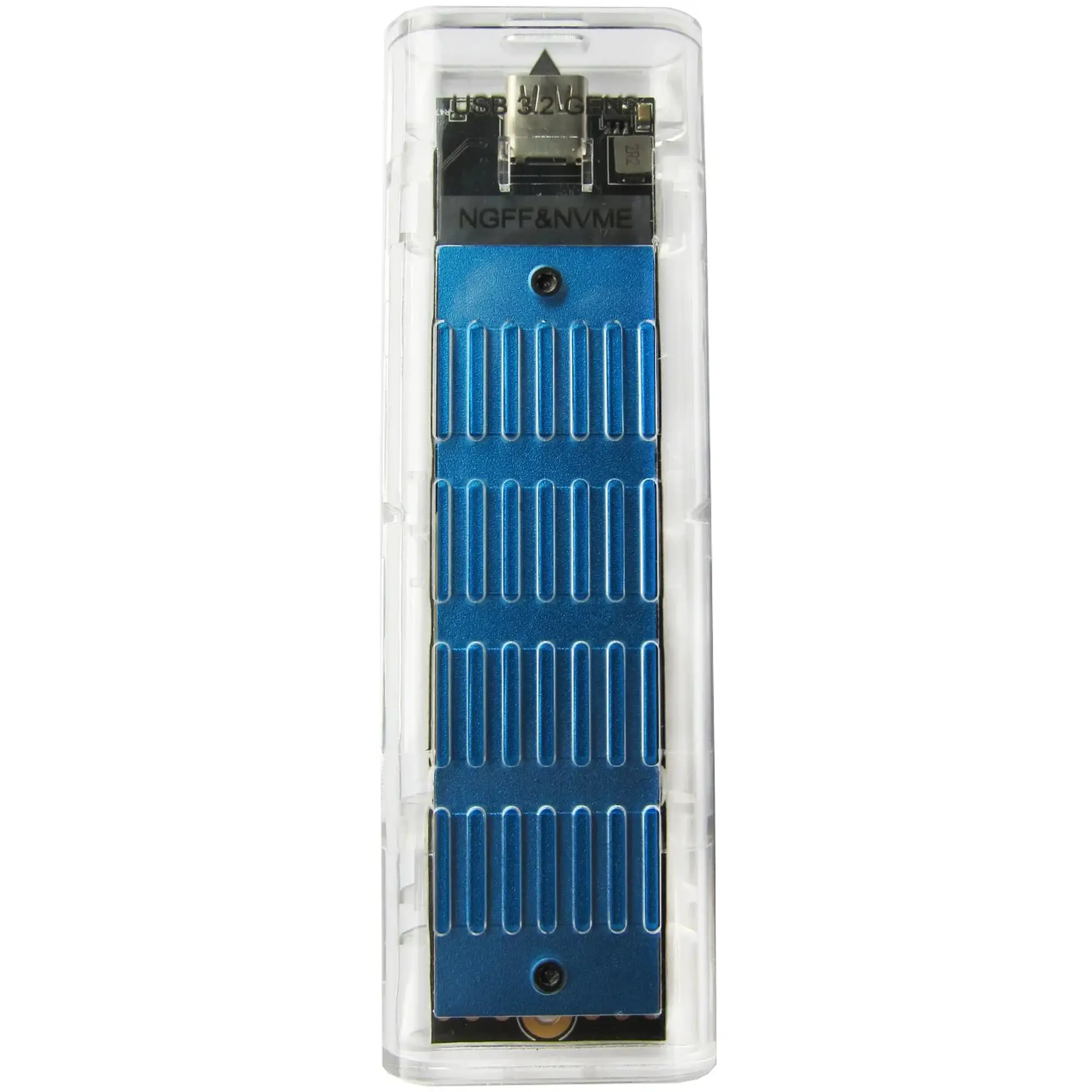 Купити Зовнішня кишеня Dynamode M.2 SSD NVMe/SATA combo USB3.2 GEN2 Type-C (DM-CAD-SSD09) - фото 1