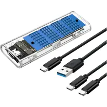 Купити Зовнішня кишеня Dynamode M.2 SSD NVMe/SATA combo USB3.2 GEN2 Type-C (DM-CAD-SSD09) - фото 3