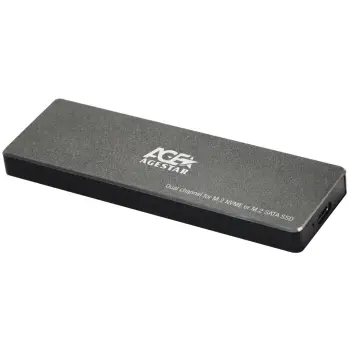 Купити Зовнішня кишеня Agestar 31UBVS6C SSD NVMe/SATA USB-C Black - фото 1