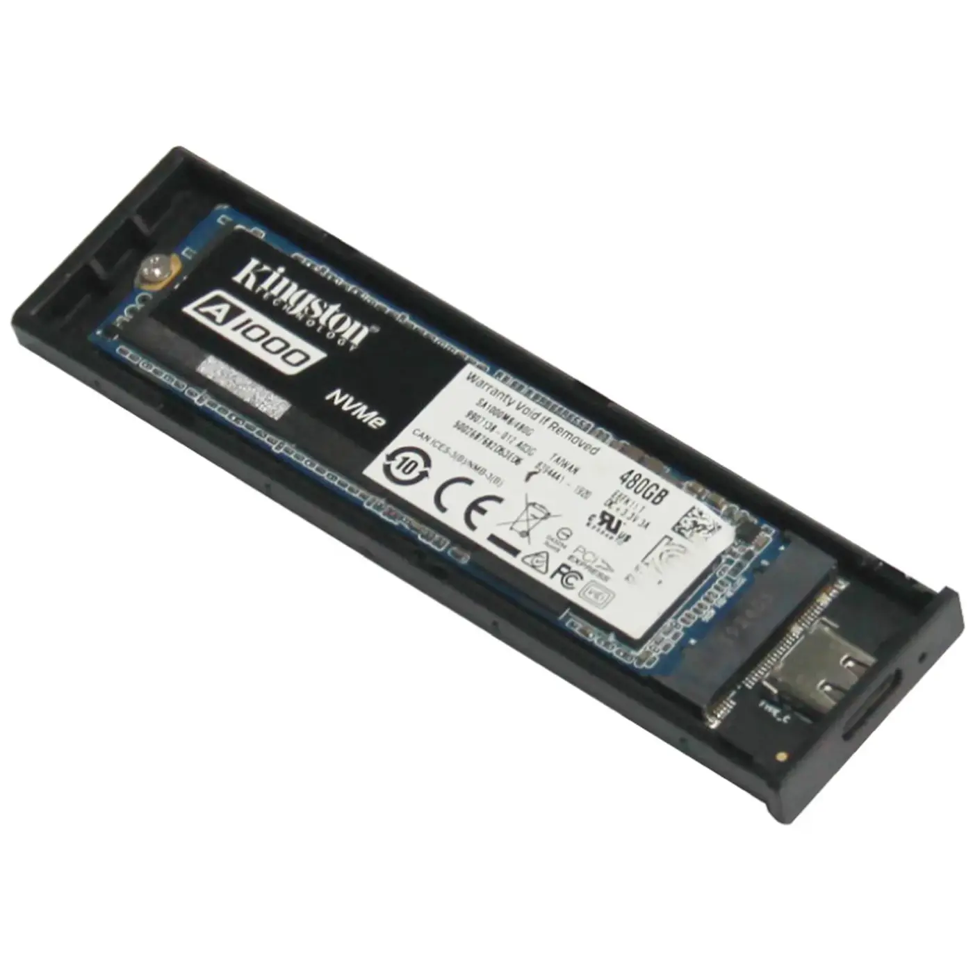 Купити Зовнішня кишеня Agestar 31UBVS6C SSD NVMe/SATA USB-C Black - фото 3