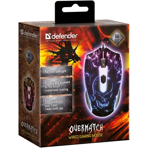 Купити Мишка Defender Overmatch GM-069 USB Black (52069) - фото 4