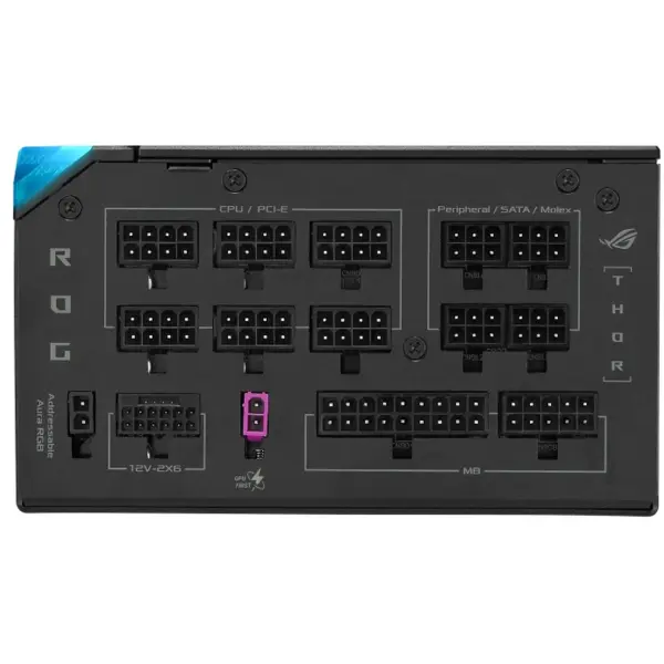 Купить Блок питания ASUS ROG Thor 1200W Platinum III ROG Equalizer (90YE00V7-B0NA00) - фото 9