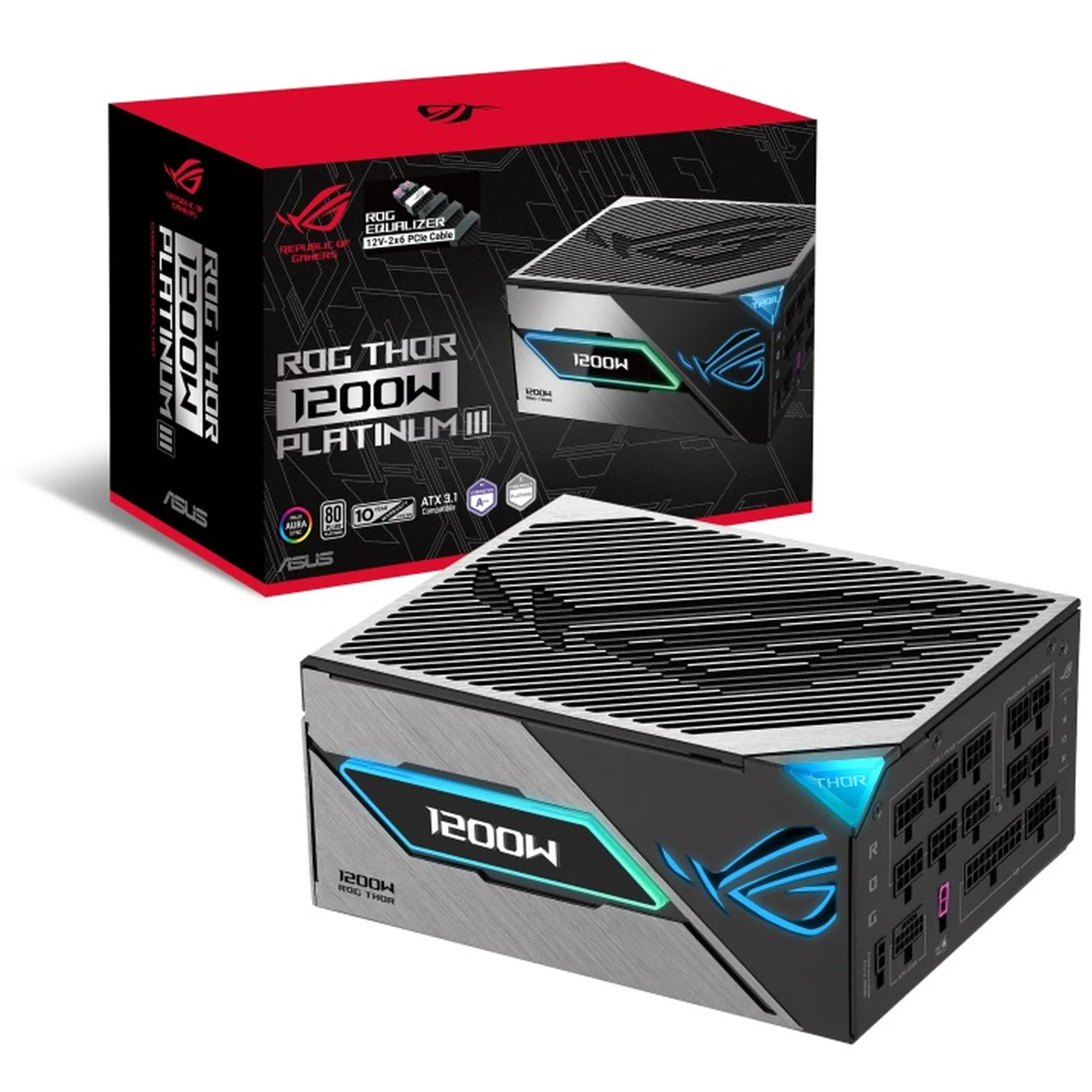 Купить Блок питания ASUS ROG Thor 1200W Platinum III ROG Equalizer (90YE00V7-B0NA00) - фото 12
