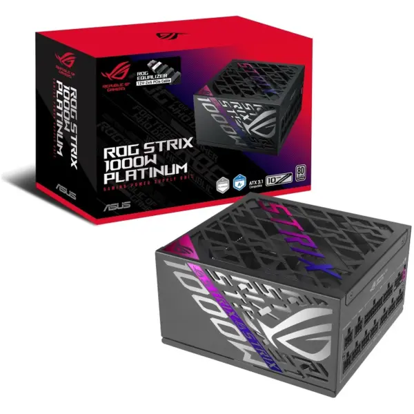 Купить Блок питания ASUS ROG Strix 1000W Platinum ROG Equalizer (90YE00W7-B0NA00) - фото 13