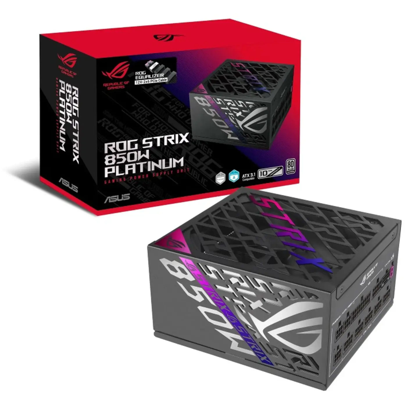 Купить Блок питания ASUS ROG Strix 850W Platinum ROG Equalizer (90YE00W8-B0NA00) - фото 13
