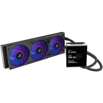 Купити Система водяного охолодження ASUS ROG Strix LC IV 360 ARGB LCD Black (90RC01M1-B0EAY0) - фото 1