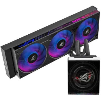Купити Система водяного охолодження ASUS ROG Strix SLC IV 360 ARGB LCD Black (90RC01S1-B0EAY0) - фото 1