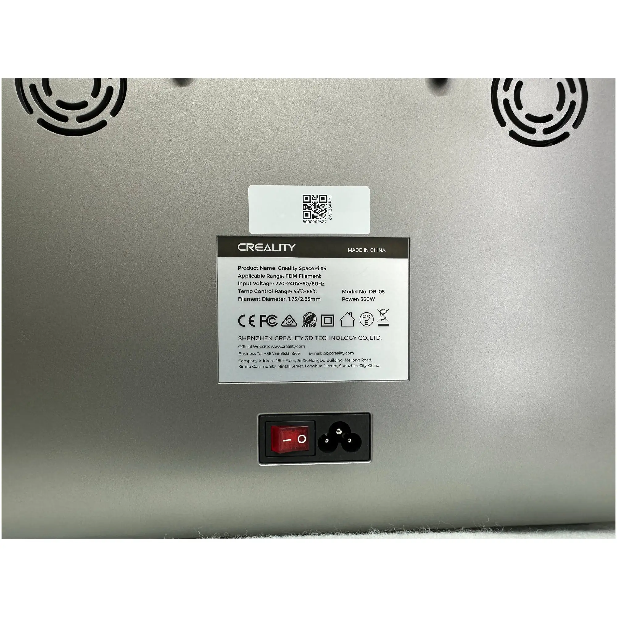 Купить Уценка Устройство для сушки филамента Creality SpacePi X4 Filament Dryer (80000096876W126ARHJ) - фото 7