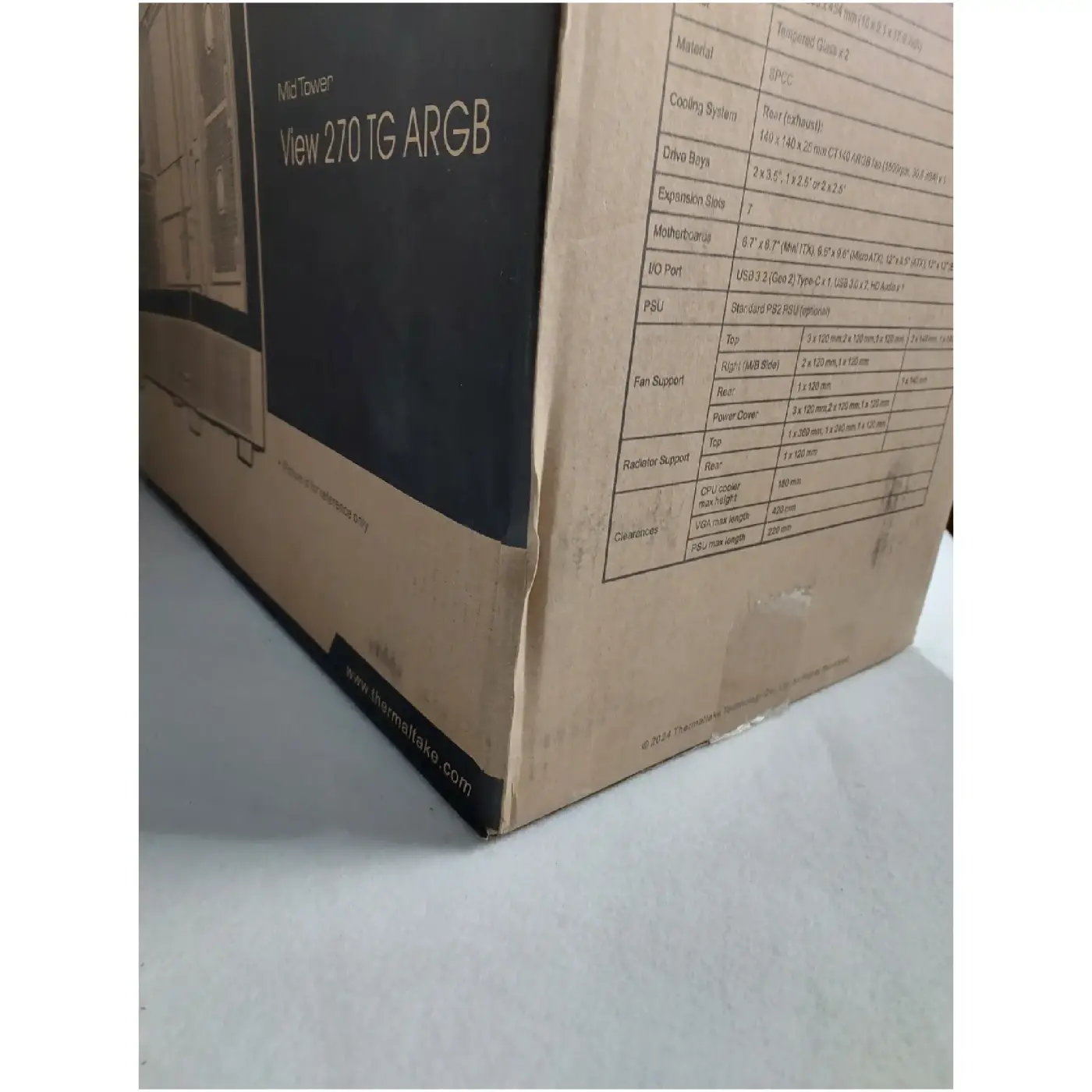 Купити Уцінка Корпус Thermaltake View 270 TG ARGB Matcha Green (CA-1Y7-00MEWN-00OE000399) - фото 12