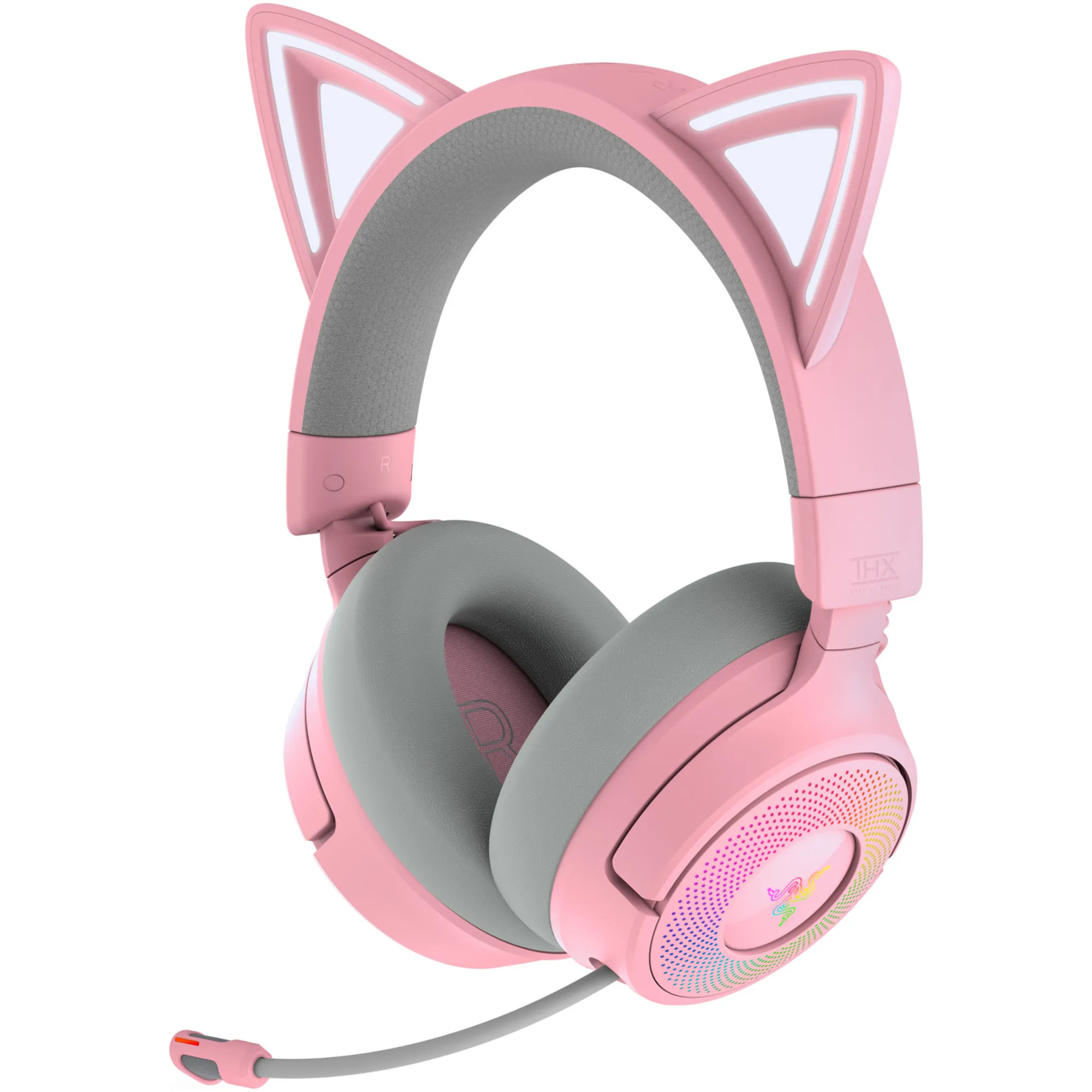 Купити Навушники Razer Kraken Kitty V3 Pro Quartz (RZ04-05170200-R3M1) - фото 1