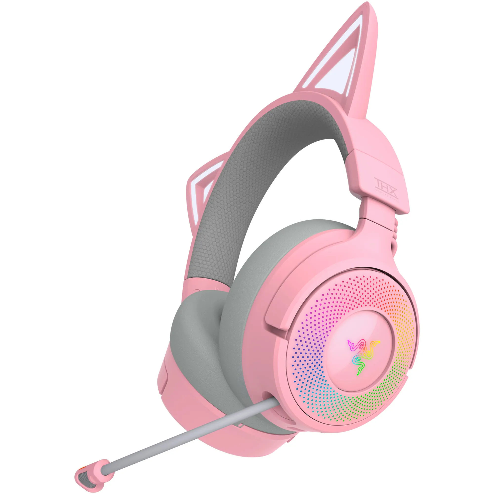 Купити Навушники Razer Kraken Kitty V3 Pro Quartz (RZ04-05170200-R3M1) - фото 2