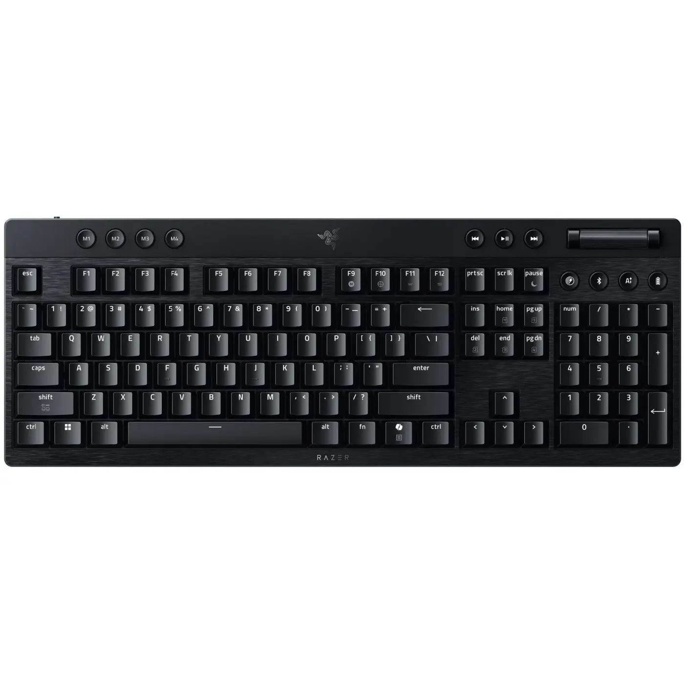 Купити Клавіатура Razer BlackWidow V4 Low-Profile Wireless/Bluetooth/USB Yellow switch UA Black (RZ03-05271 - фото 2