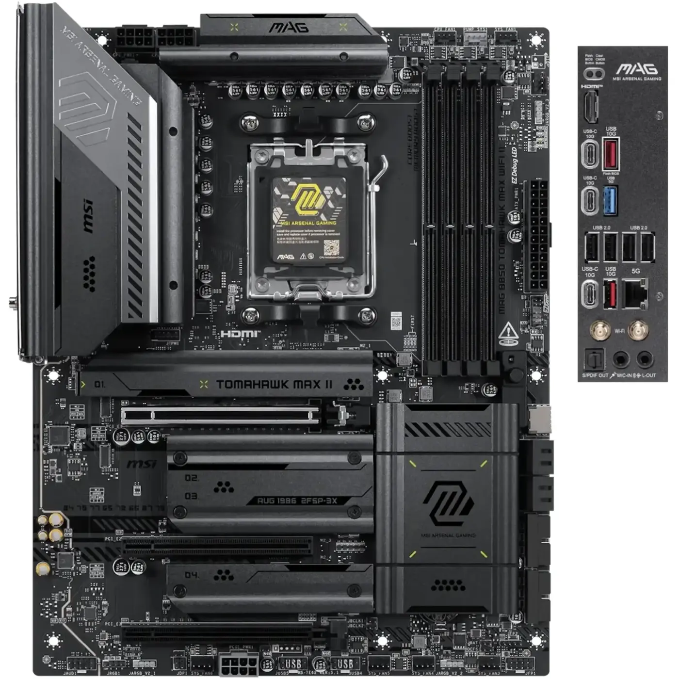 Купить Материнская плата MSI MAG B850 TOMAHAWK MAX WIFI II (sAM5, AMD B850, DDR5, ATX) - фото 3