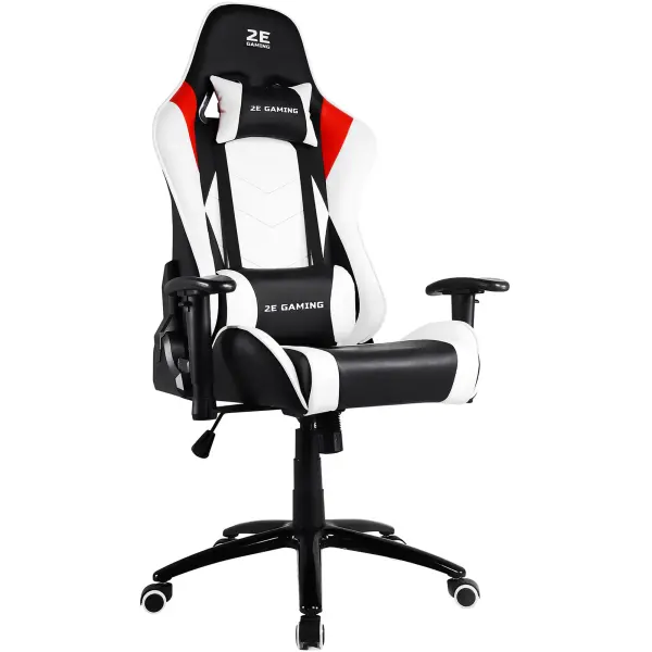 Купить Кресло геймерское 2E GAMING Bushido White/Black (2E-GC-BUS-WT) - фото 2