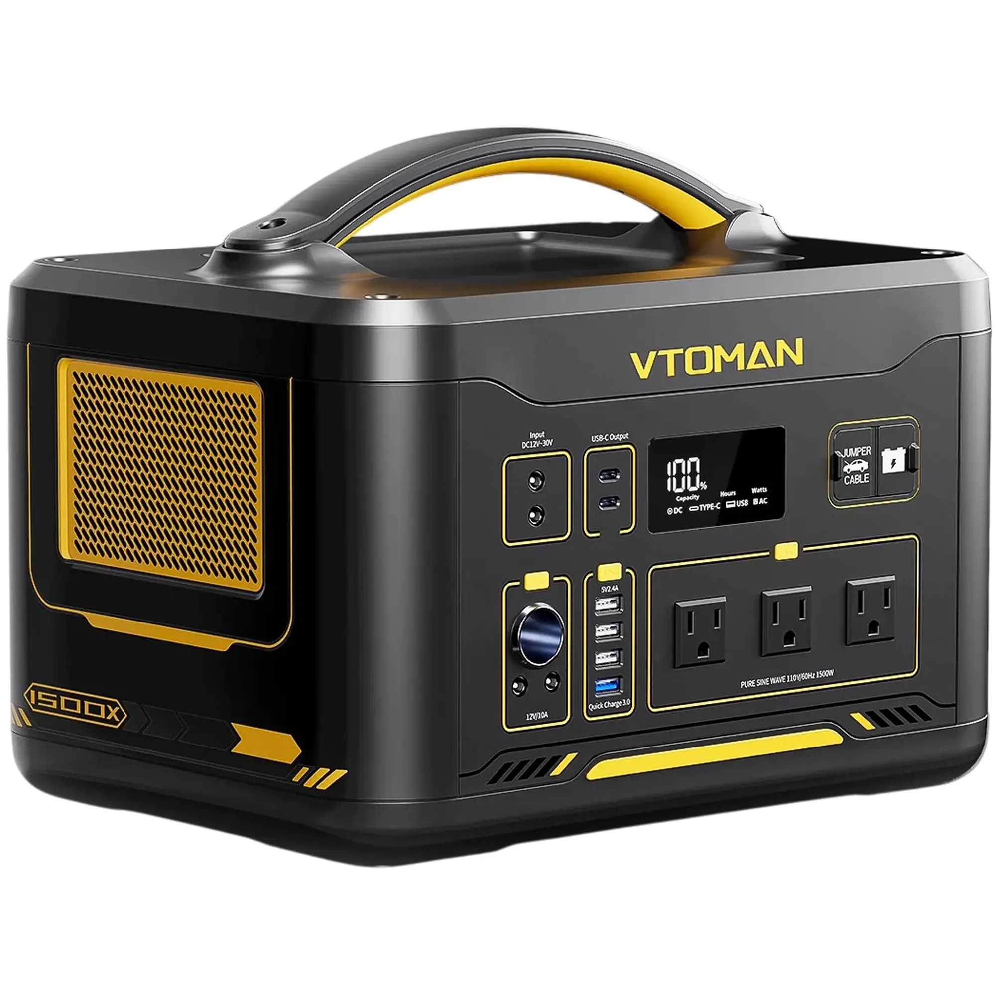 Купить Зарядная станция Vtoman Jump 1500X PB-22 1500W 828Wh (Jump 1500X) - фото 2