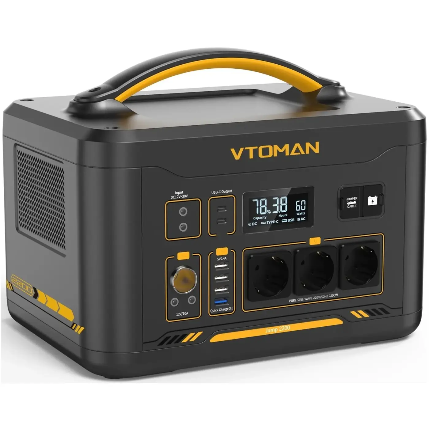Купить Зарядная станция Vtoman Jump 2200 PB-29 2200W 1548Wh (Jump 2200) - фото 3