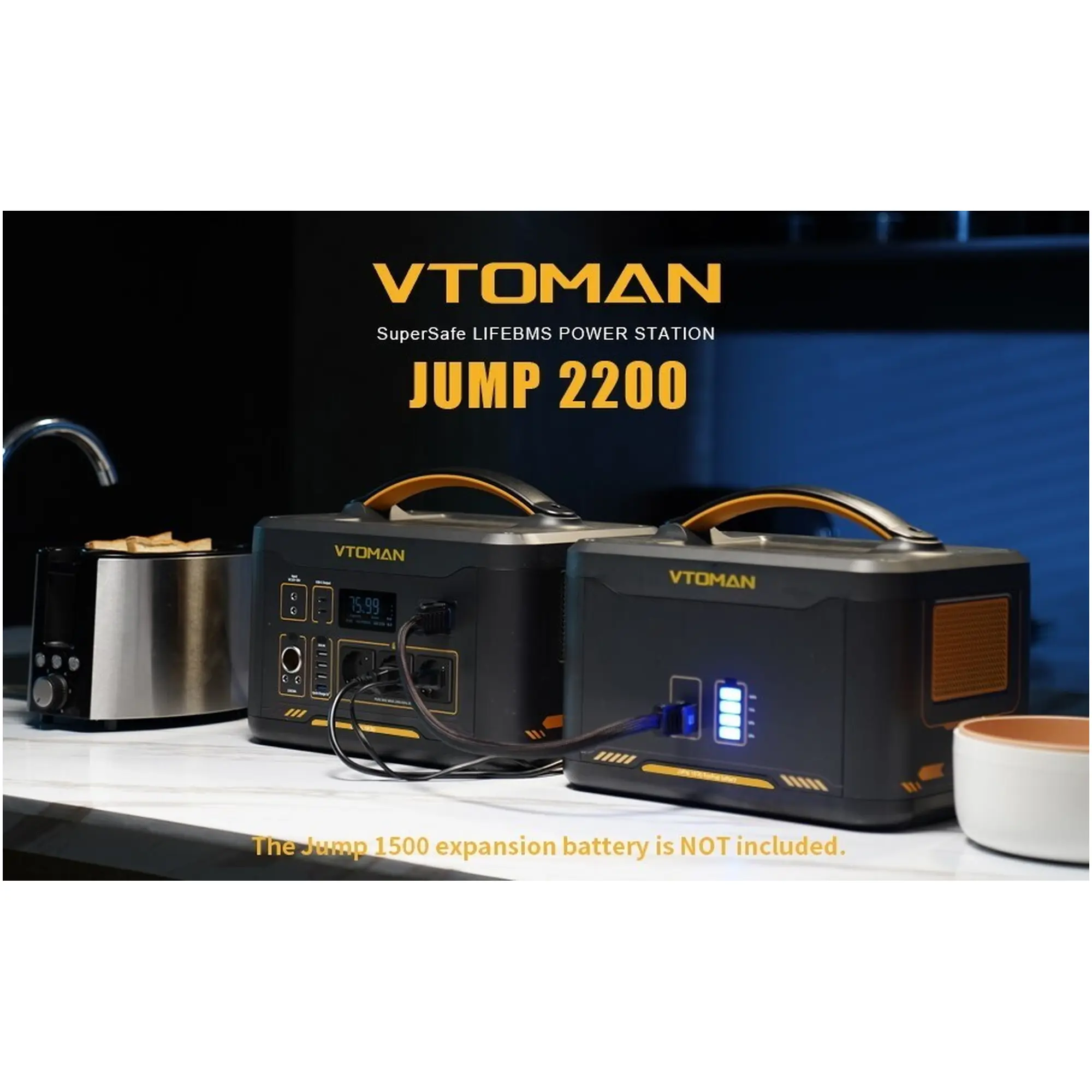 Купить Зарядная станция Vtoman Jump 2200 PB-29 2200W 1548Wh (Jump 2200) - фото 4