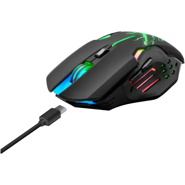 Купити Мишка Defender Katana GM-511 LED Wireless Black (52511) - фото 3