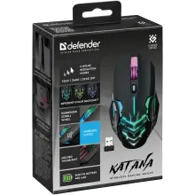Купити Мишка Defender Katana GM-511 LED Wireless Black (52511) - фото 10
