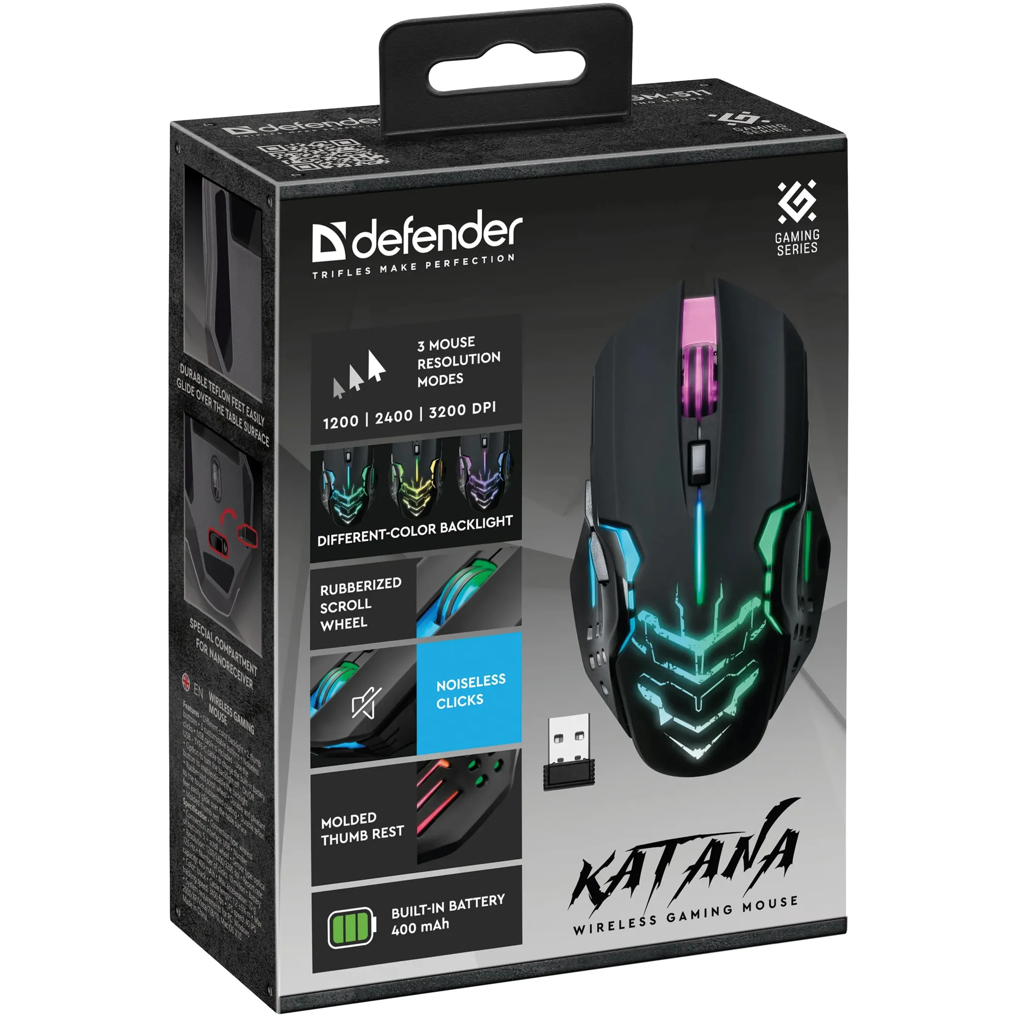Купити Мишка Defender Katana GM-511 LED Wireless Black (52511) - фото 10