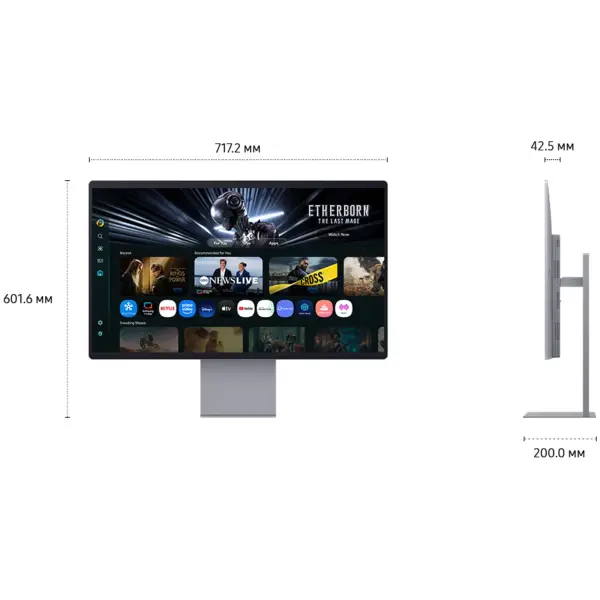 Купити Монітор 32" Samsung Smart M90SF OLED (LS32FM902SZXUA) - фото 4