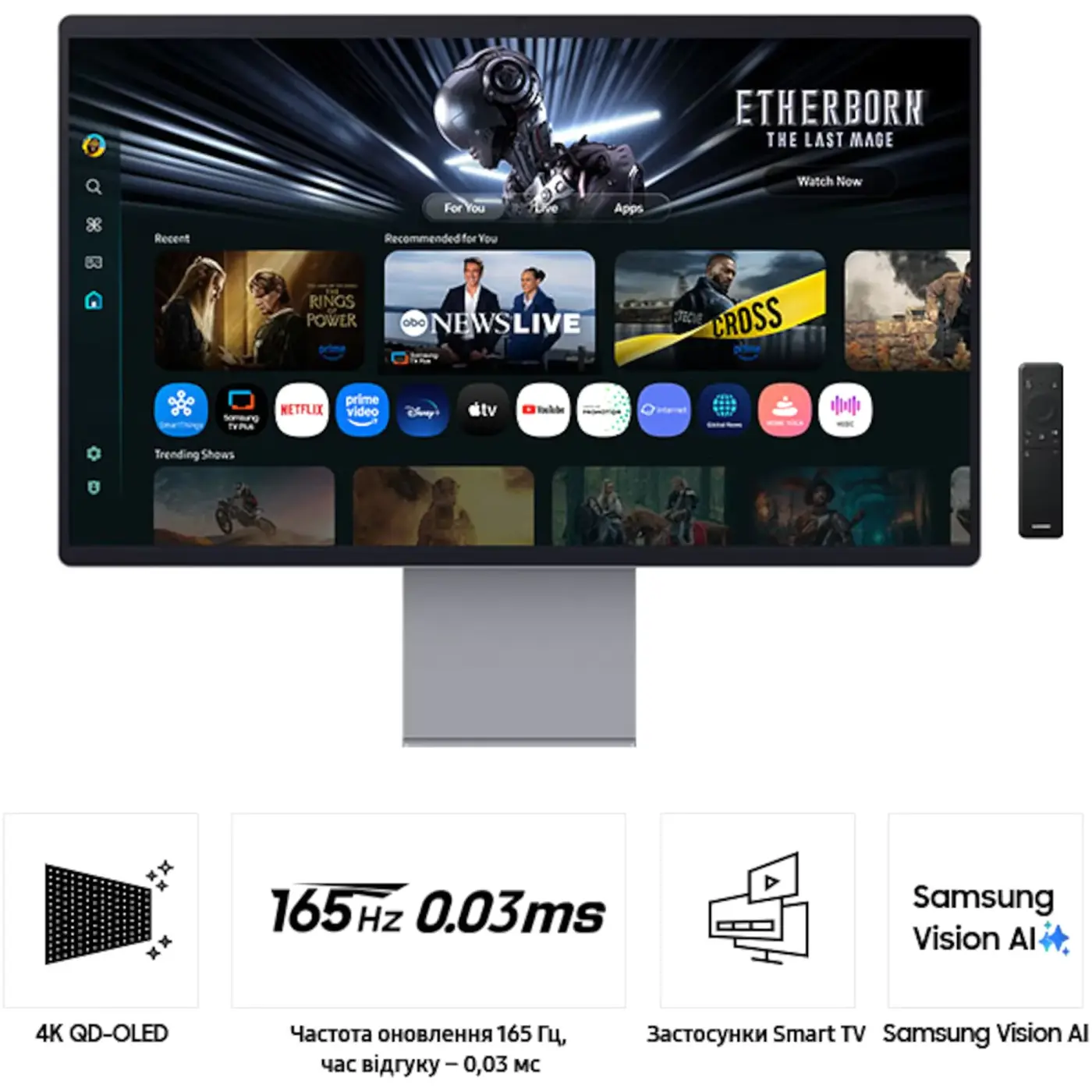 Купити Монітор 32" Samsung Smart M90SF OLED (LS32FM902SZXUA) - фото 5