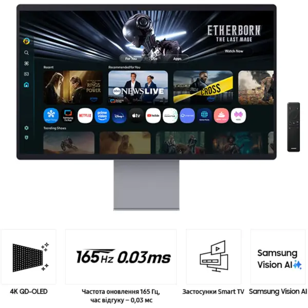 Купити Монітор 32" Samsung Smart M90SF OLED (LS32FM902SZXUA) - фото 5
